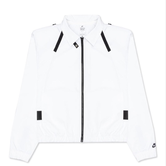 Nike Women's Sportswear Tech Pack Jacket White Size M - Picture 3 of 9
